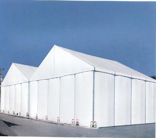 Μεγάλα αλεξίπυρα προσωρινά κτήρια σκηνών, άσπρη σκηνή γεγονότος σκηνών υφάσματος PVC