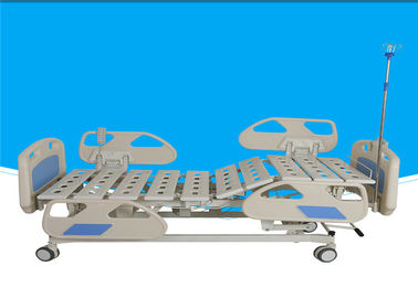 Αυτοματοποιημένο ηλεκτρικό κρεβάτι Icu, κεντρικό νοσοκομειακό κρεβάτι φυσικού μεγέθους ελέγχου τροχίσκων
