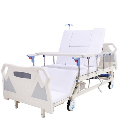 4 το ηλεκτρικό νοσοκομειακό κρεβάτι καστόρων με αναποδογυρίζει τα πλευρικά κιγκλιδώματα